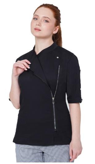 Китель кухаря жіночий Profforma Косуха S Чорний