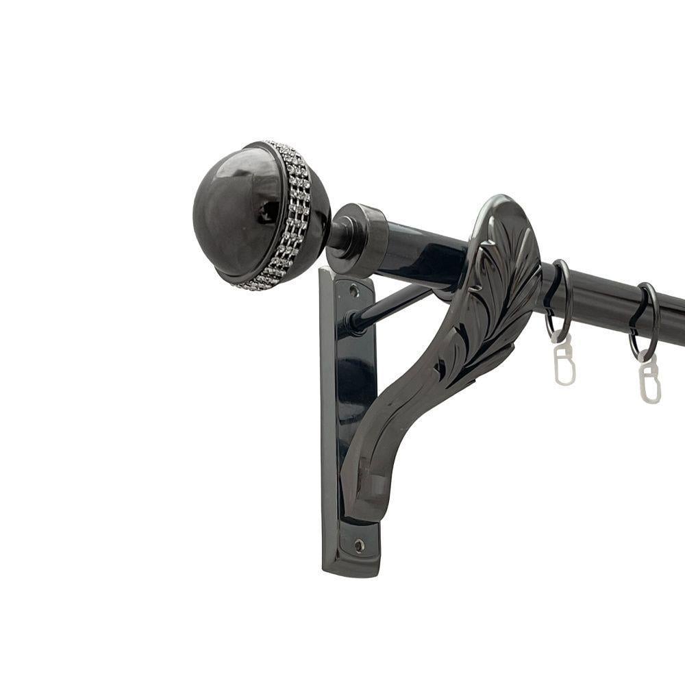 Карниз Orvit Авея однорядный гладкий 25 мм 200 см Оникс (00-00021416)