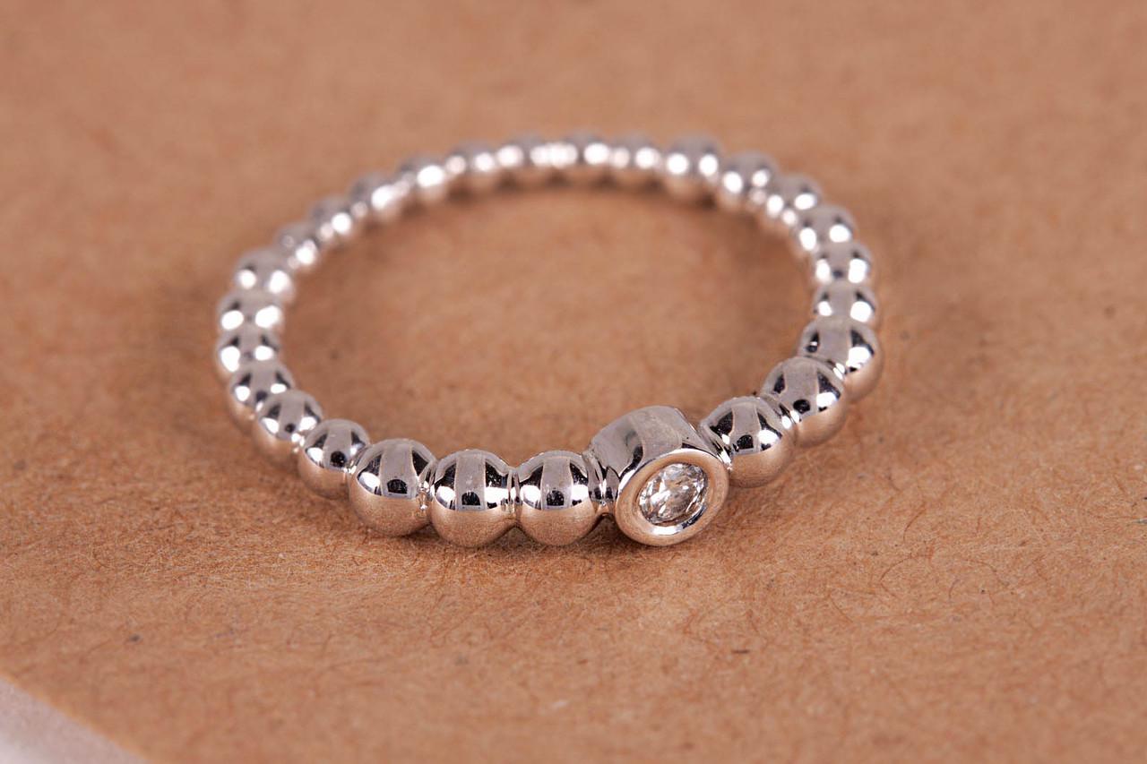 Каблучка з білого золота з діамантом (1629831628)