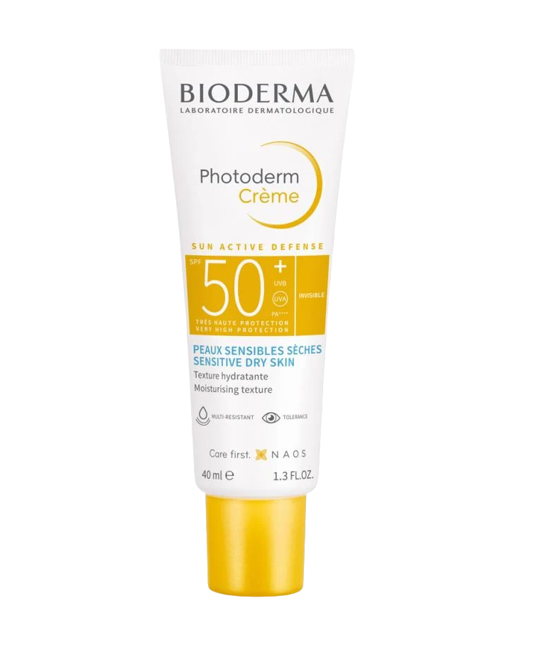 Крем сонцезахисний BIODERMA Photoderm Cream SPF 50+ для сухої та чутливої ​​шкіри 40 мл (000126)