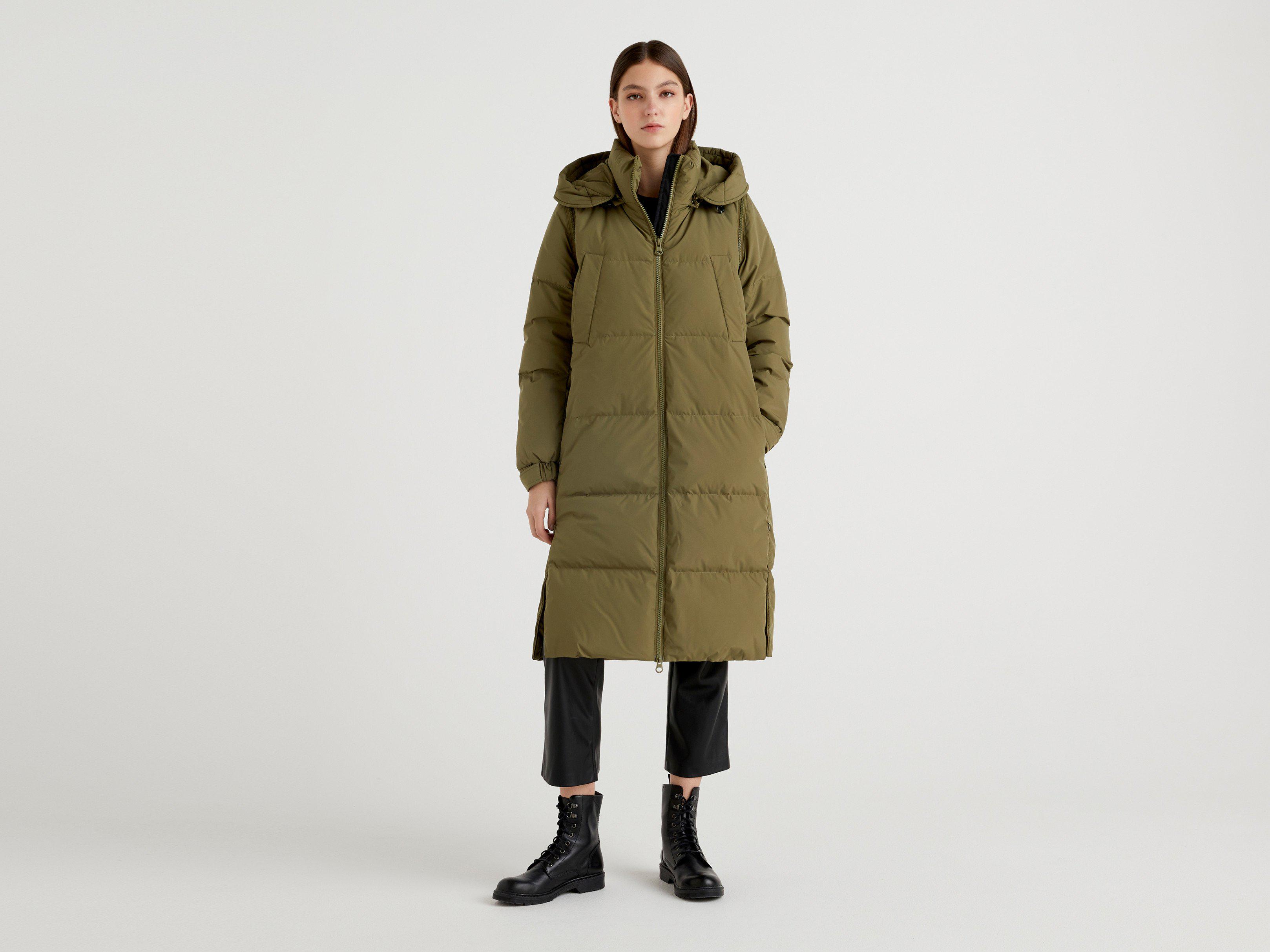 Куртка женская Benetton 2jf8536u3 S Хаки Куртка женская Benetton 2jf8536u3 S Хаки