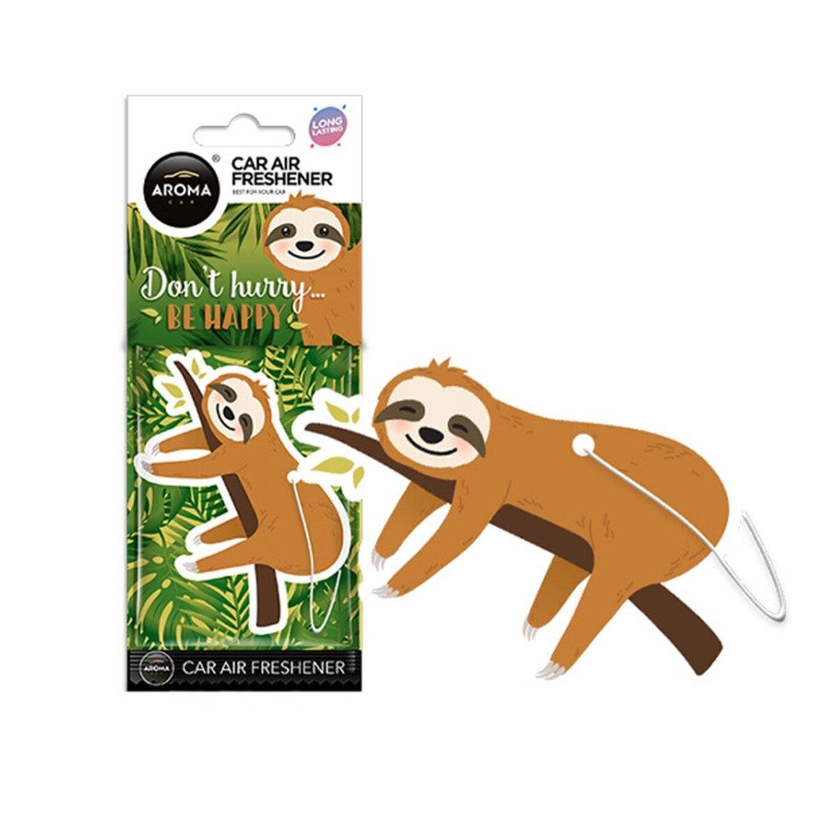 Ароматизатор Aroma Car Cellulose Animals Sloth Daisy (2351) Ароматизатор Aroma Car Cellulose Animals Sloth Daisy (2351)
