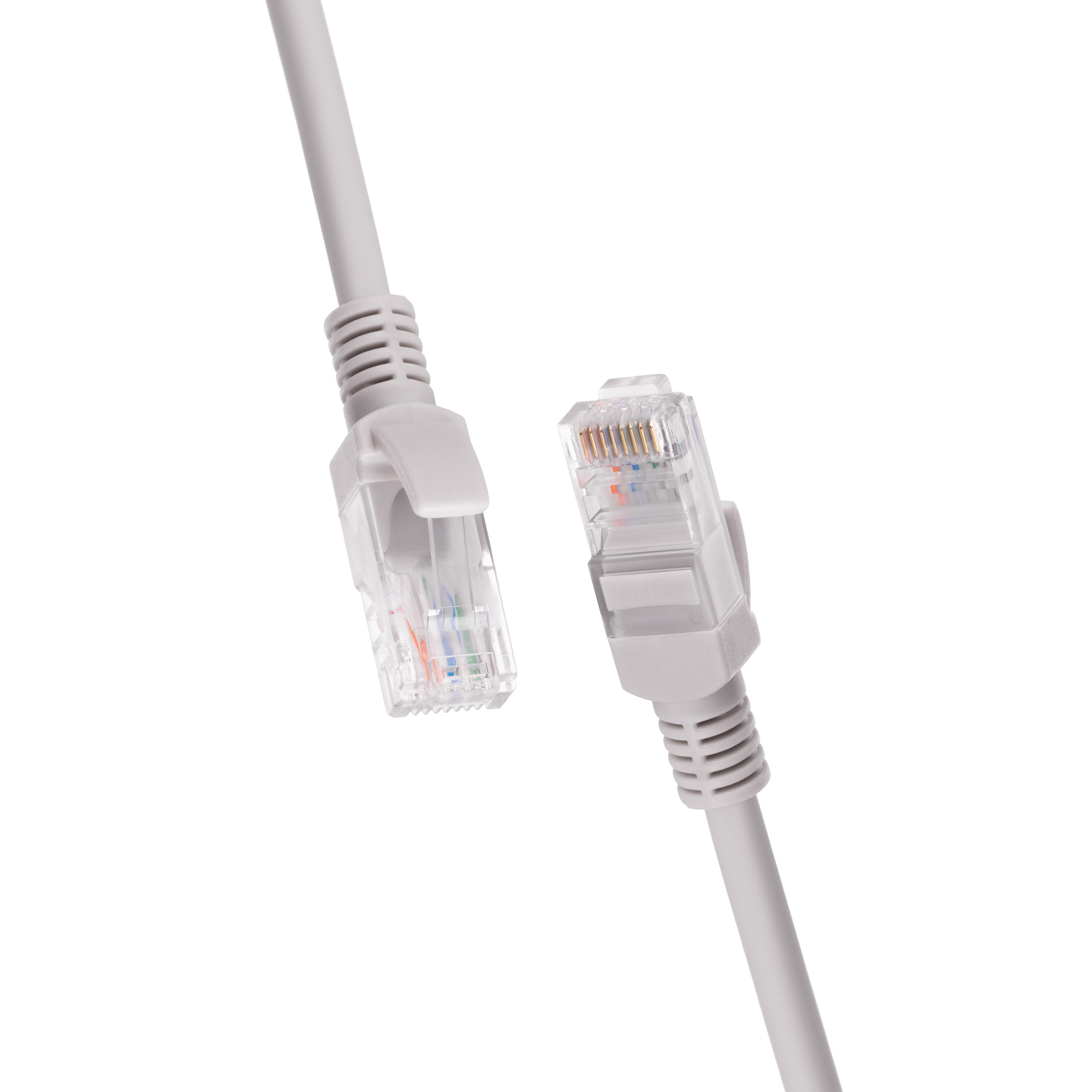 Патч-корд 2E Cat.5e UTP 26AWG RJ-45 LSZH 3 м Сірий (2E-PC5ECU-3LSZH-GRY) - фото 4