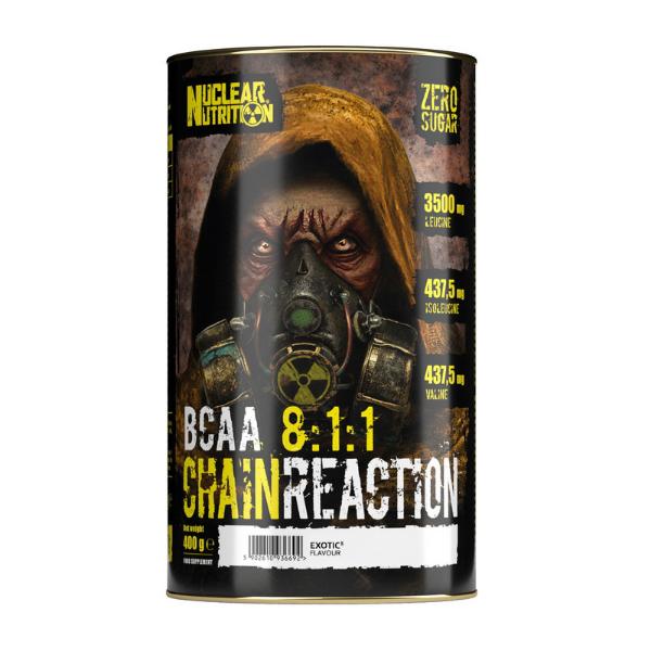 Амінокислота BCAA для спорту Nuclear Nutrition Chain Reaction BCAA 8:1:1 Exotic 400 г 60 порцій (000021657)
