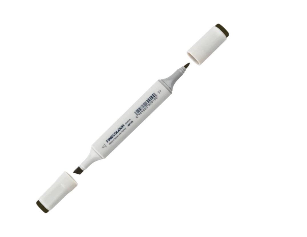 Маркер спиртовой Finecolour Sketchmarker 190 190 Угольный черный (EF100-190)