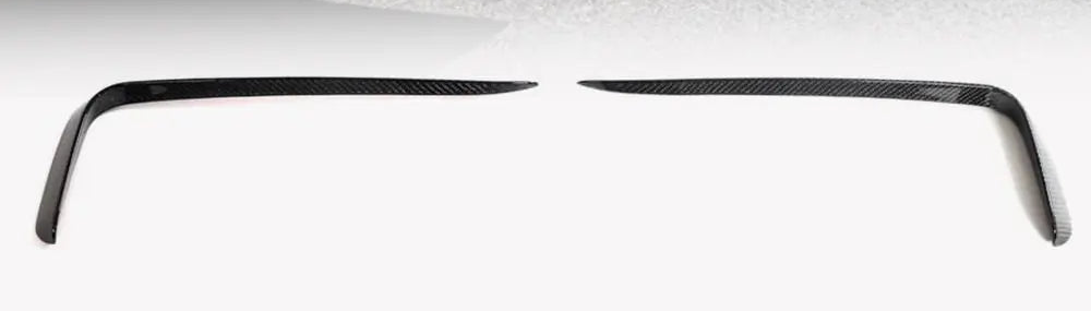 Накладки на передний бампер DDCarbon 2021-2024 для Zeekr 001 карбон (153464)