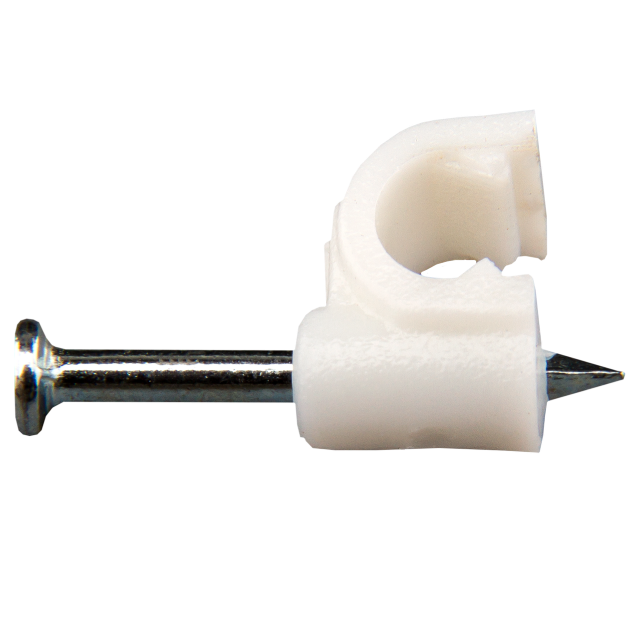 Клипсы монтажные для крепления круглого кабеля 18 мм 100 шт.