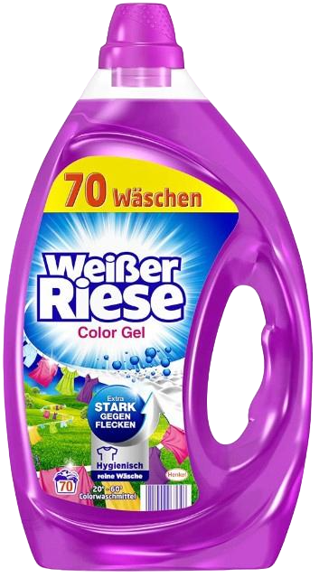 Гель для стирки цветного белья Weißer Riese 35L 70 стирок