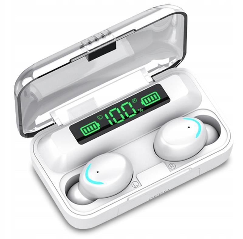 Наушники беспроводные TWS True Wireless Bluetooth Белый (F9 5) Наушники беспроводные TWS True Wireless Bluetooth Белый (F9 5)