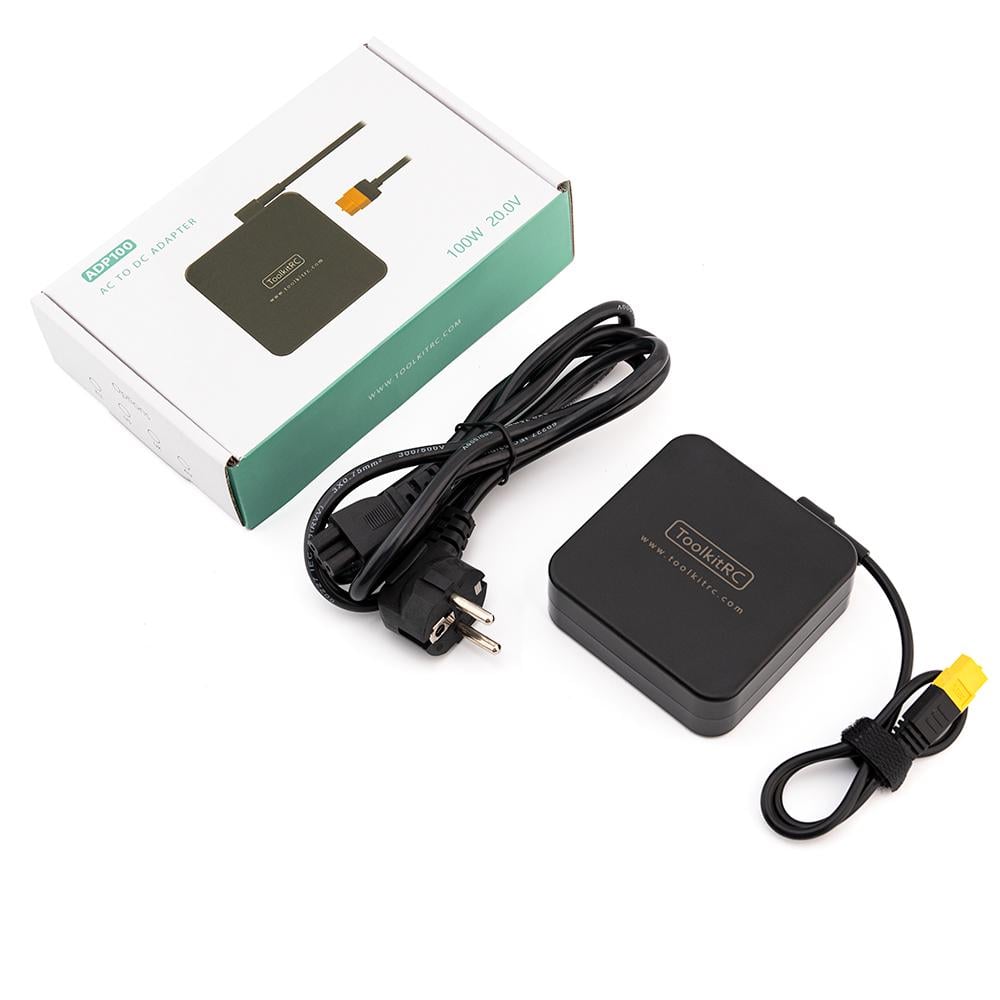 Блок питания для зарядных устройств ToolkitRC ADP100W 20V 5 А с разъемом XT60 (165100) - фото 6 Блок питания для зарядных устройств ToolkitRC ADP100W 20V 5 А с разъемом XT60 (165100) - фото 6