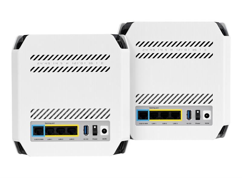 Система Mesh Wi-Fi Asus ROG Rapture GT6 AX10000 2 шт. AiMesh WPA3 White (90IG07F0-MU9A40) - фото 5 Система Mesh Wi-Fi Asus ROG Rapture GT6 AX10000 2 шт. AiMesh WPA3 White (90IG07F0-MU9A40) - фото 5