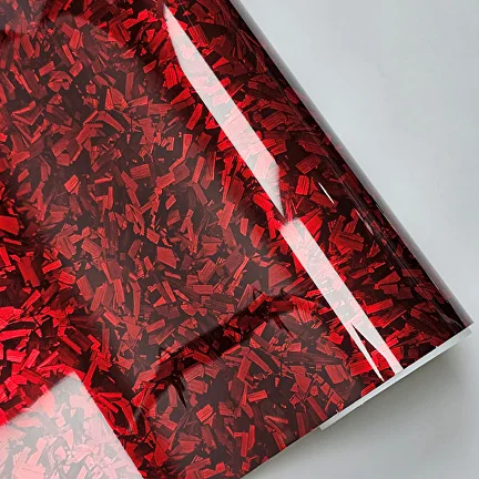 Декоративная пленка для автомобиля/мототранспорта и велосипедов Красный (AN00138-1)