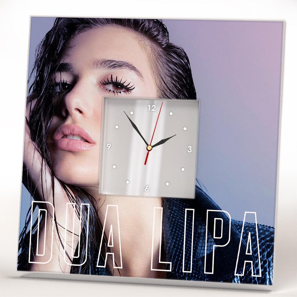 Часы настенные Певица Дуа Липа 260x260 мм (C04515)