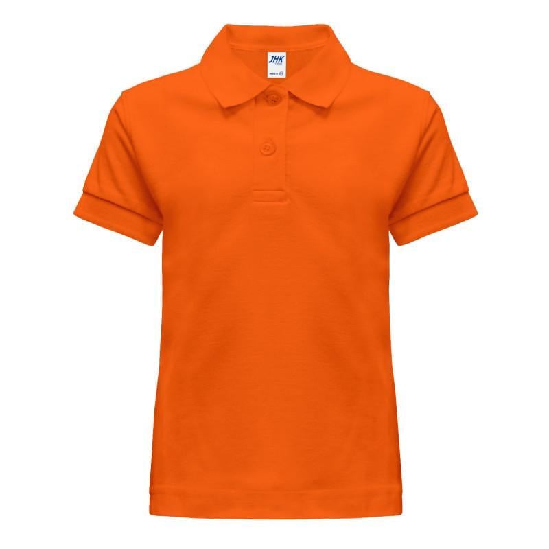 Поло детское JHK KID POLO 3/4 Оранжевый (OR)