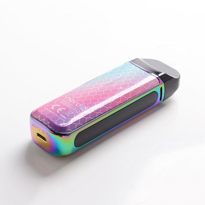 Под-система солевая электронная сигарета Smok Nord 2 Pod System 1500 mAh 4,5 мл 7-Color Cobra (sn1117) - фото 2