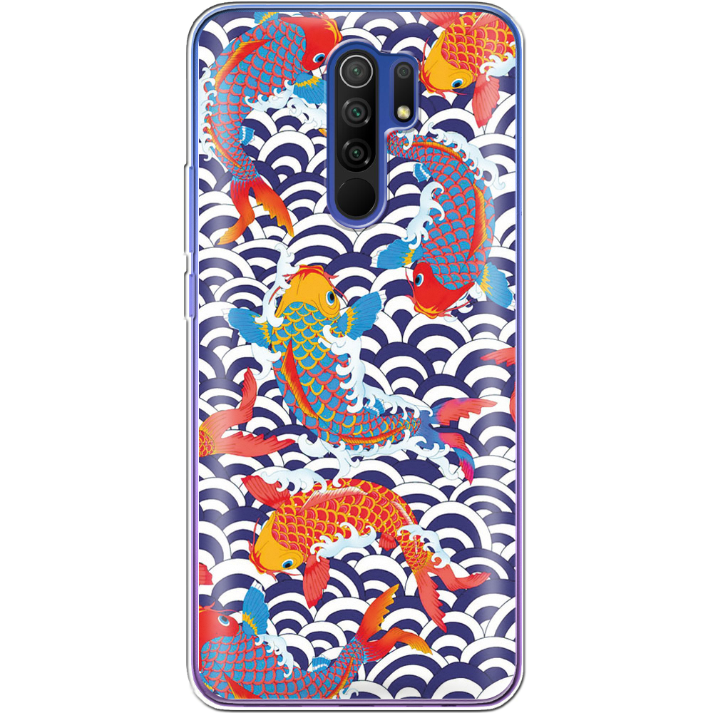 Чехол BoxFace Xiaomi Redmi 9 Koi Fish Прозрачный силикон (40233-up2477-40233)