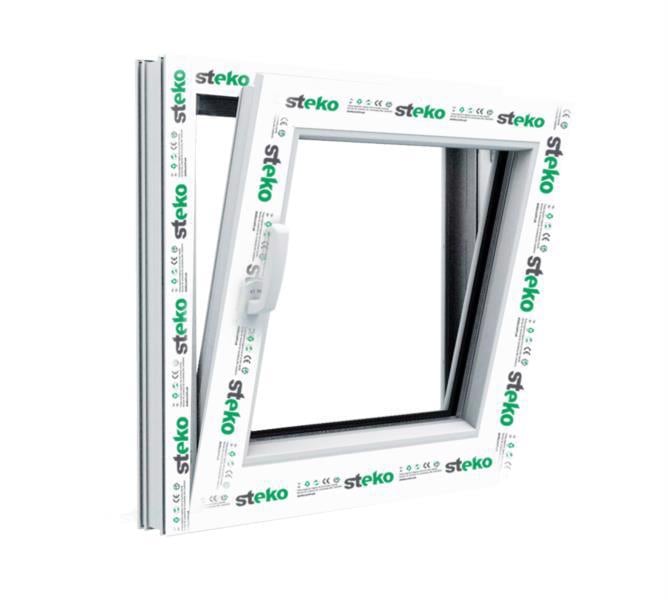 Окно Steko поворотно-откидное 600х600 мм (254152)