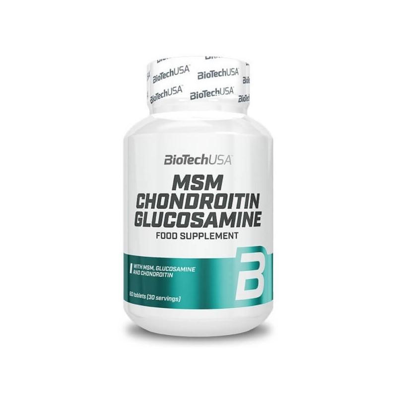 Натуральная добавка BioTech MSM Chondroitin Glucosamine 60 таблеток