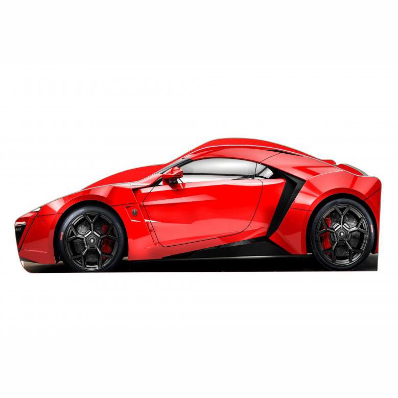 Детская кровать Viorina-Deko Бренд w-Motors B-09 ДСП 80х170 см Красный (44149)
