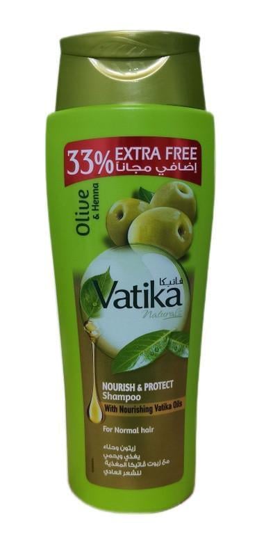 Шампунь питательный для нормальных волос Dabur Vatika с оливковым маслом и хной 400 мл+132 мл (2208432718)