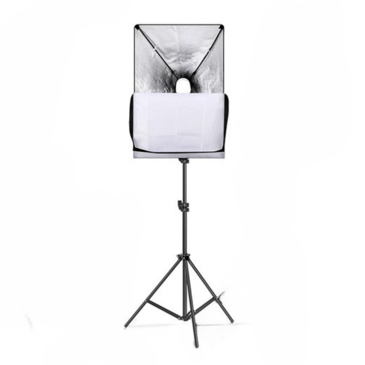 Набір студійного світла софтбокс 50x70 см зі штативом 210 см та LED лампа 100 Вт з пультом - фото 5