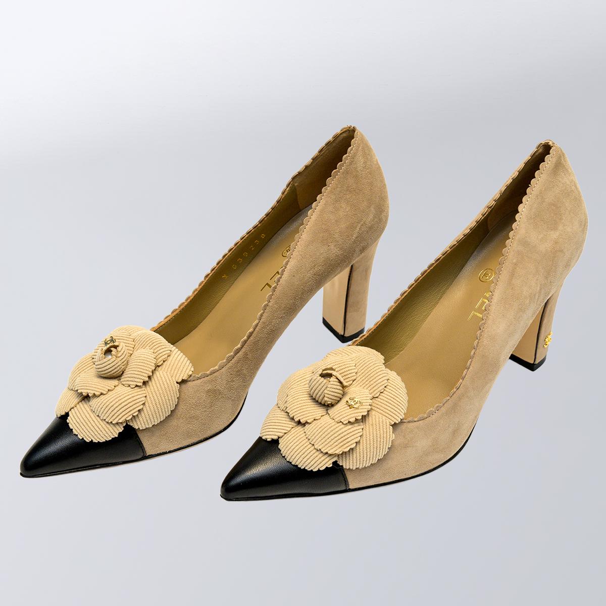 Туфлі жіночі повсякденні Chanel р. 39 Бежевий (2797308225)