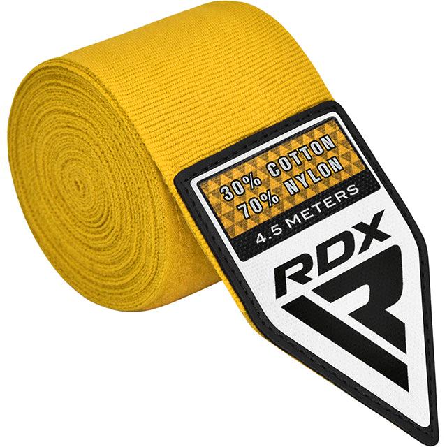 Бинти RDX HAND WRAPS 4,5 м Жовтий (HWX-RY+)