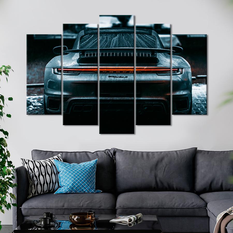 Картина Автомобиль Авто премиум класса Porsche 911 137x85 см (A1201-5)