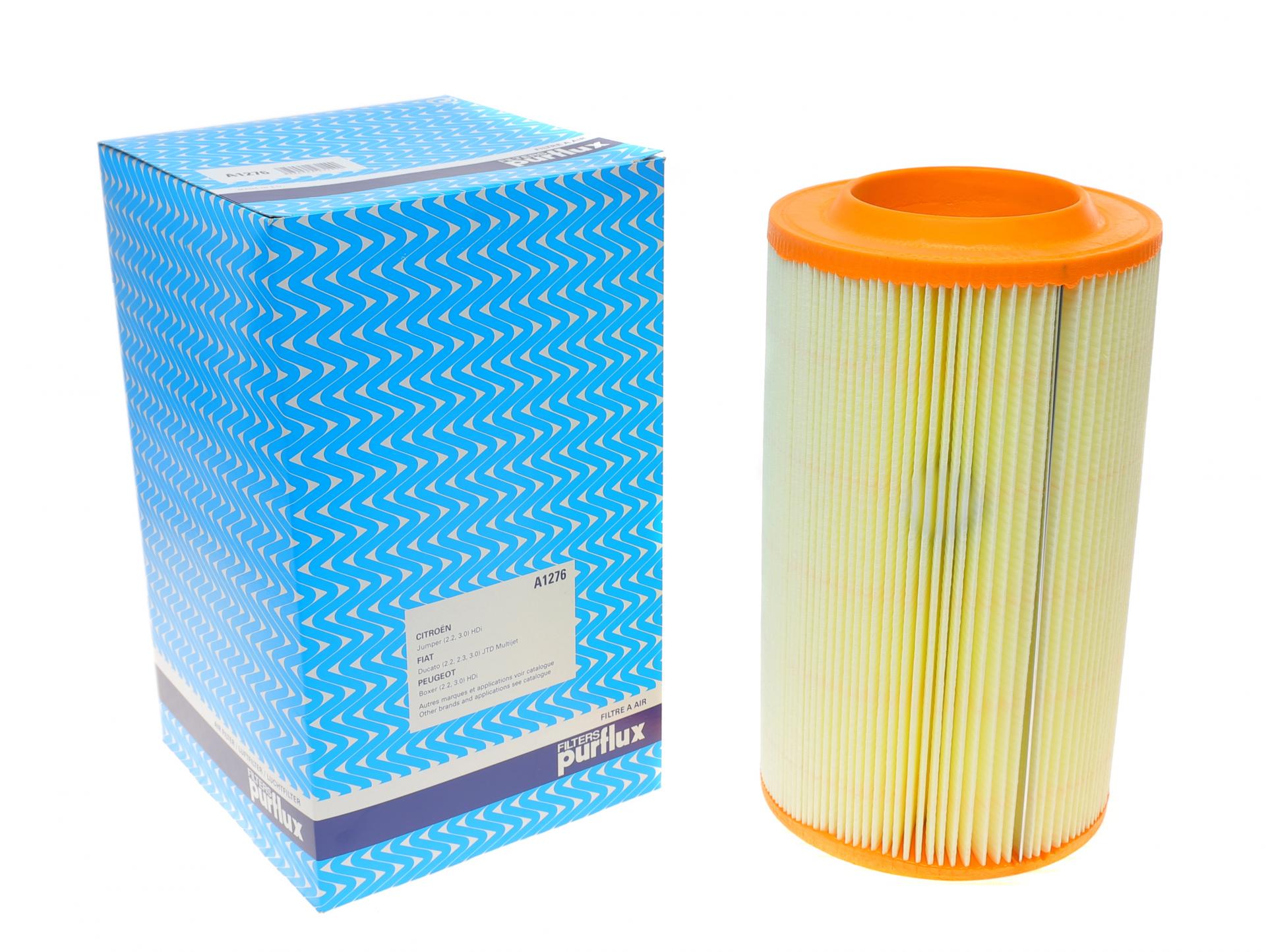 Фильтр воздушный PURFLUX для Fiat Ducato 2,2/2,3/3,0 JTD/HDI 06- (A1276)