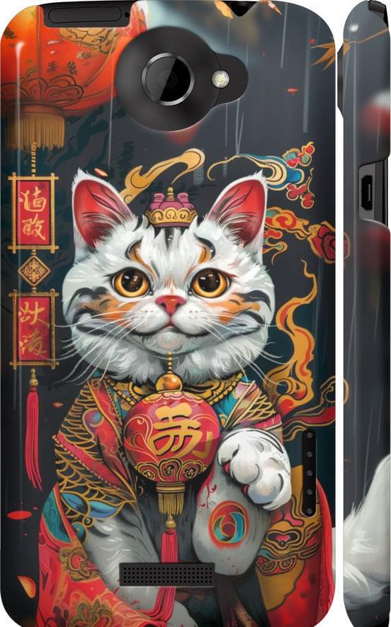Чехол на HTC One X+ China Cat v2 (6135c-69-42517)