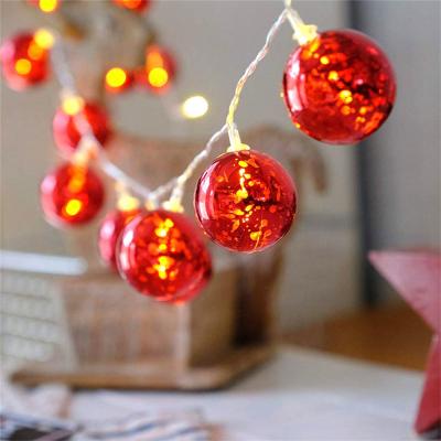 Гірлянда ColorWay Christmas lights ball USB 6 см 10 LED 1,5 м Red (CW-MC-LB10U) - фото 3