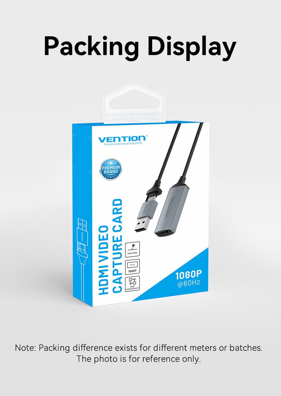 Карта видеозахвата Vention Type-C/USB-HDMI 1080p 60Гц режимы Черный (ACWHA) - фото 16 Карта видеозахвата Vention Type-C/USB-HDMI 1080p 60Гц режимы Черный (ACWHA) - фото 16