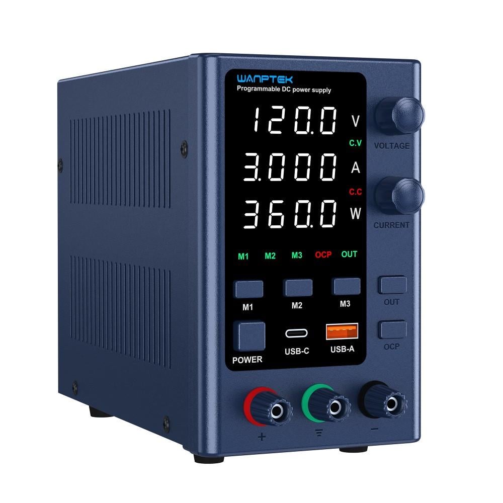 Лабораторный блок питания Wanptek EPS1203 120V 3А 360 Вт высоковольтный с енкодером (2864084048) Лабораторный блок питания Wanptek EPS1203 120V 3А 360 Вт высоковольтный с енкодером (2864084048)