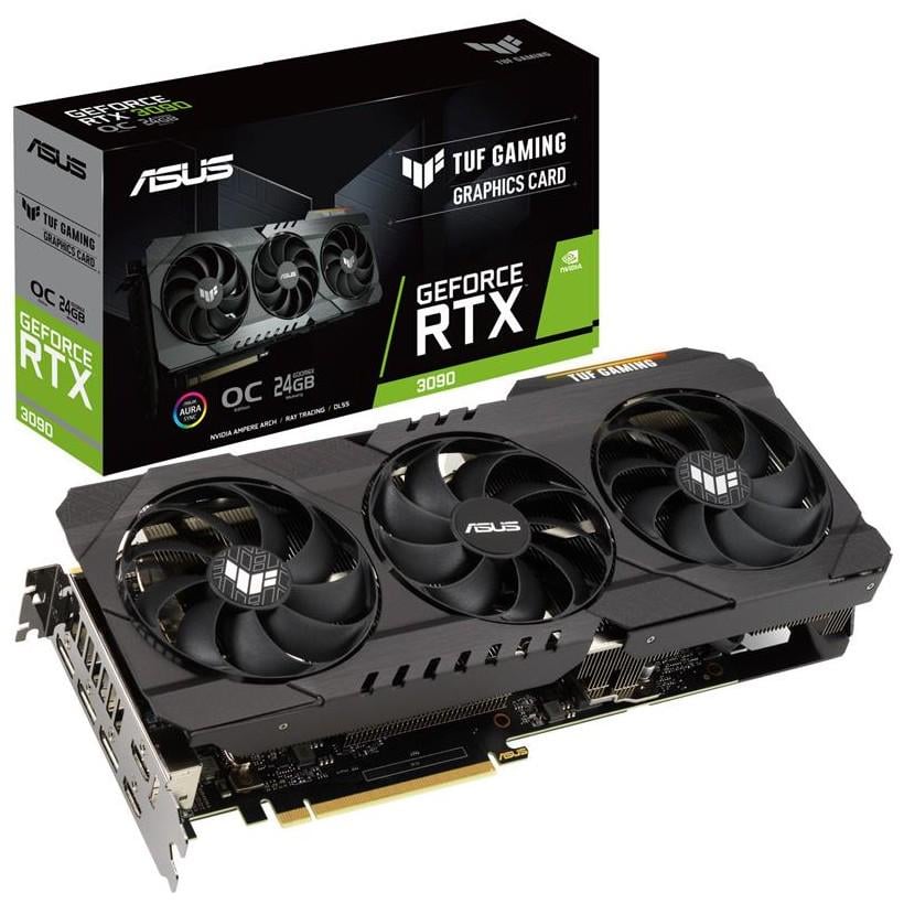 Видеокарта Asus GeForce RTX 3090 24 GB GDDR6X TUF Gaming OC (TUF-RTX3090-O24G-GAMING)