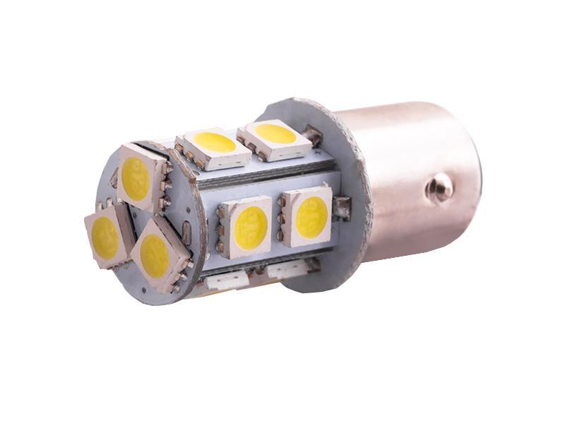Автомобильная лампа светодиодная LEDUA T25-5050-13 SMD 1157 24V Белый (1505)