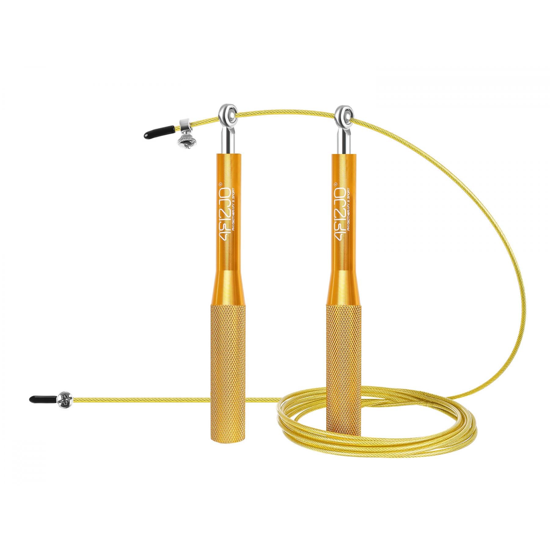 Скакалка швидкісна 4FIZJO Speed Rope для кросфіту Золотий (20611) Скакалка швидкісна 4FIZJO Speed Rope для кросфіту Золотий (20611)