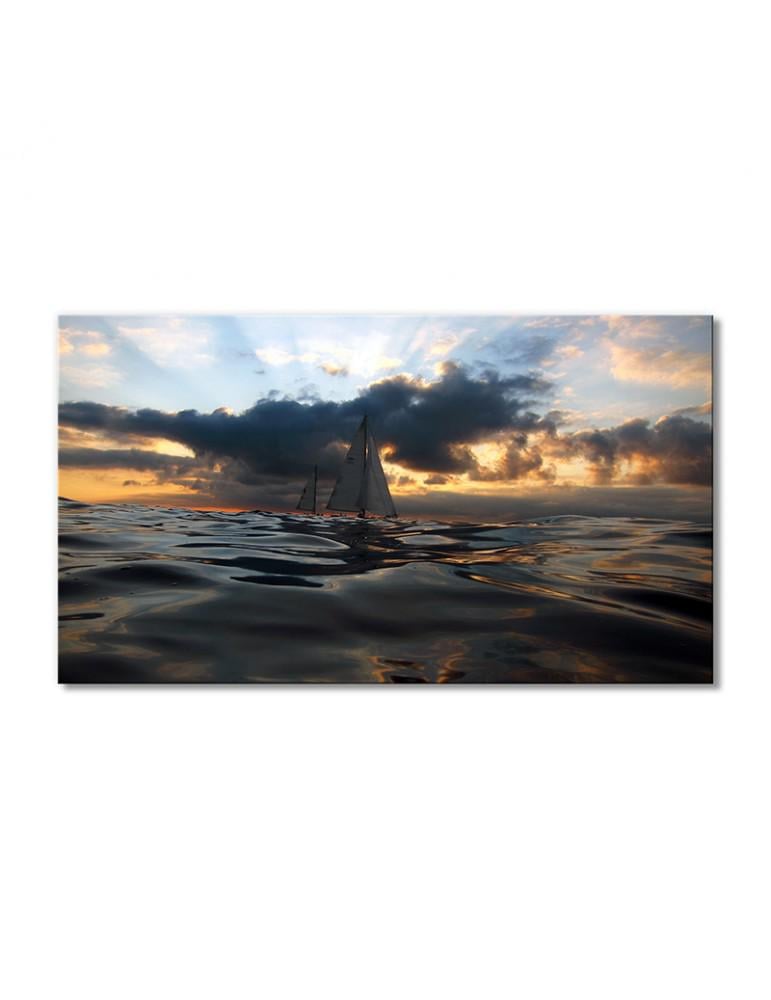 Картина модульная Парусник в море 1 модуль 80x120 см