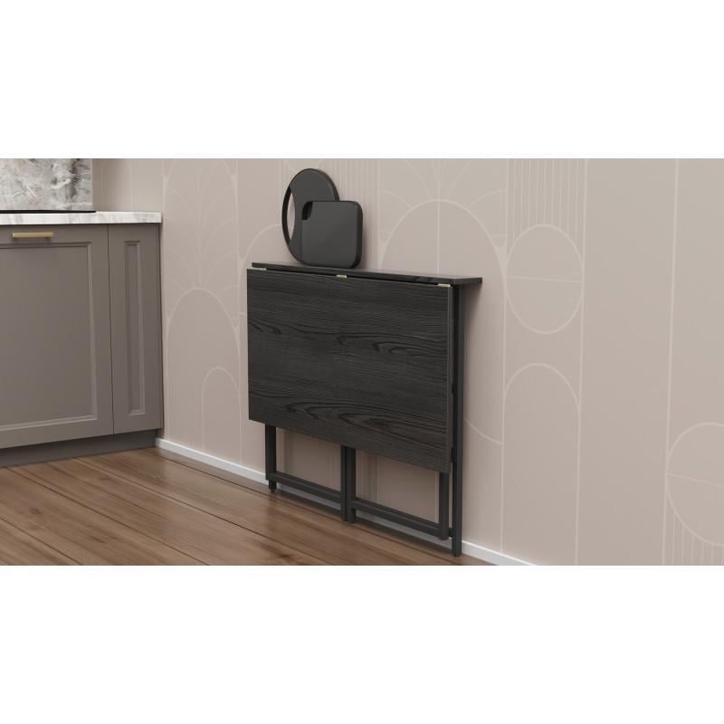 Стіл розкладний Ferrum-decor Moris метал/ДСП Чорний/Сосна Кембра (FRD-104671) - фото 4 Стіл розкладний Ferrum-decor Moris метал/ДСП Чорний/Сосна Кембра (FRD-104671) - фото 4