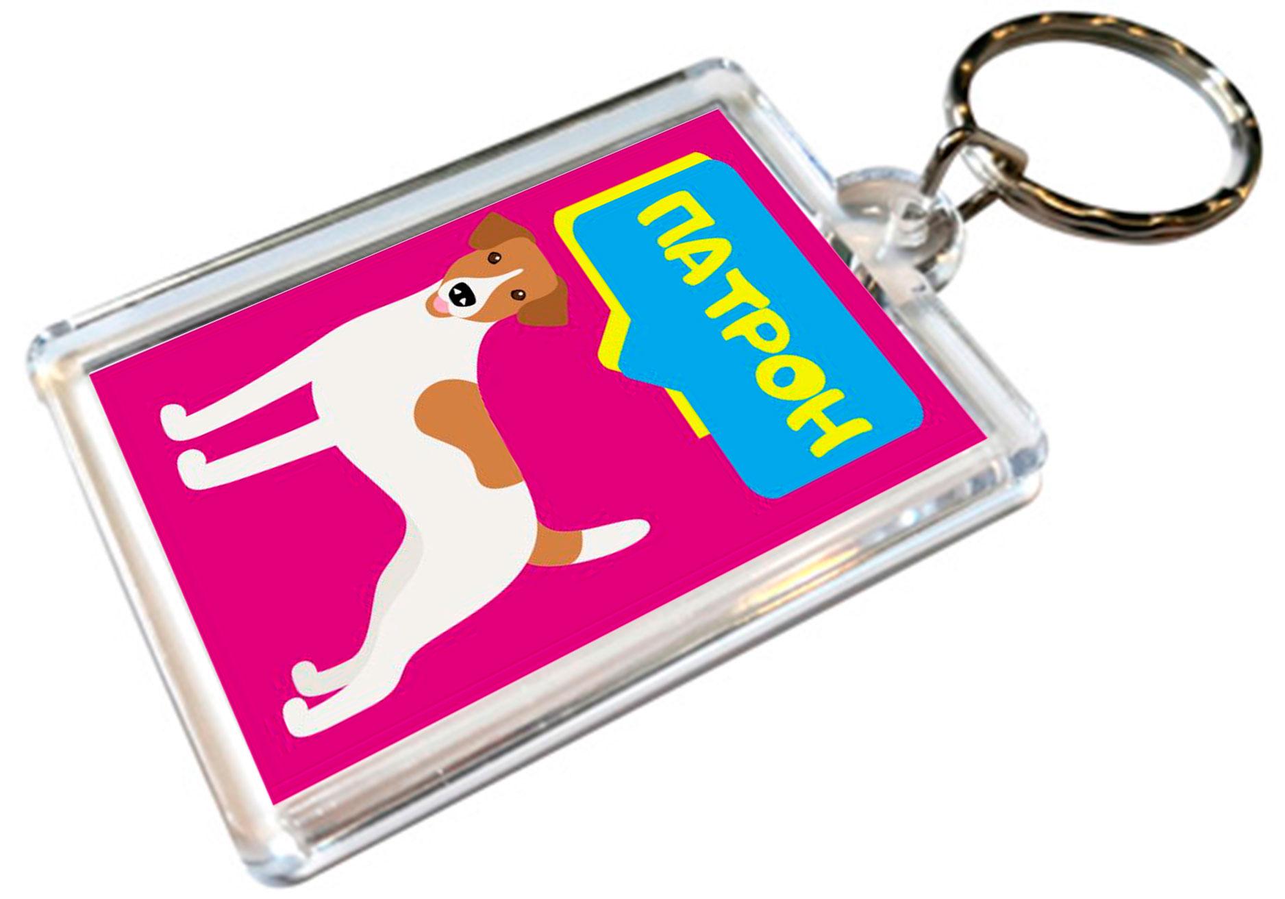 Брелки для ключей акриловые Apriori Пес Патрон Украина 5 шт. 2 вид