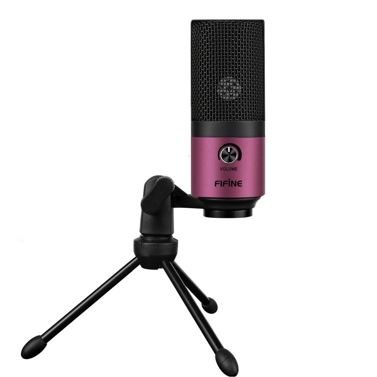 Студийный конденсаторный микрофон Fifine K669 Rose