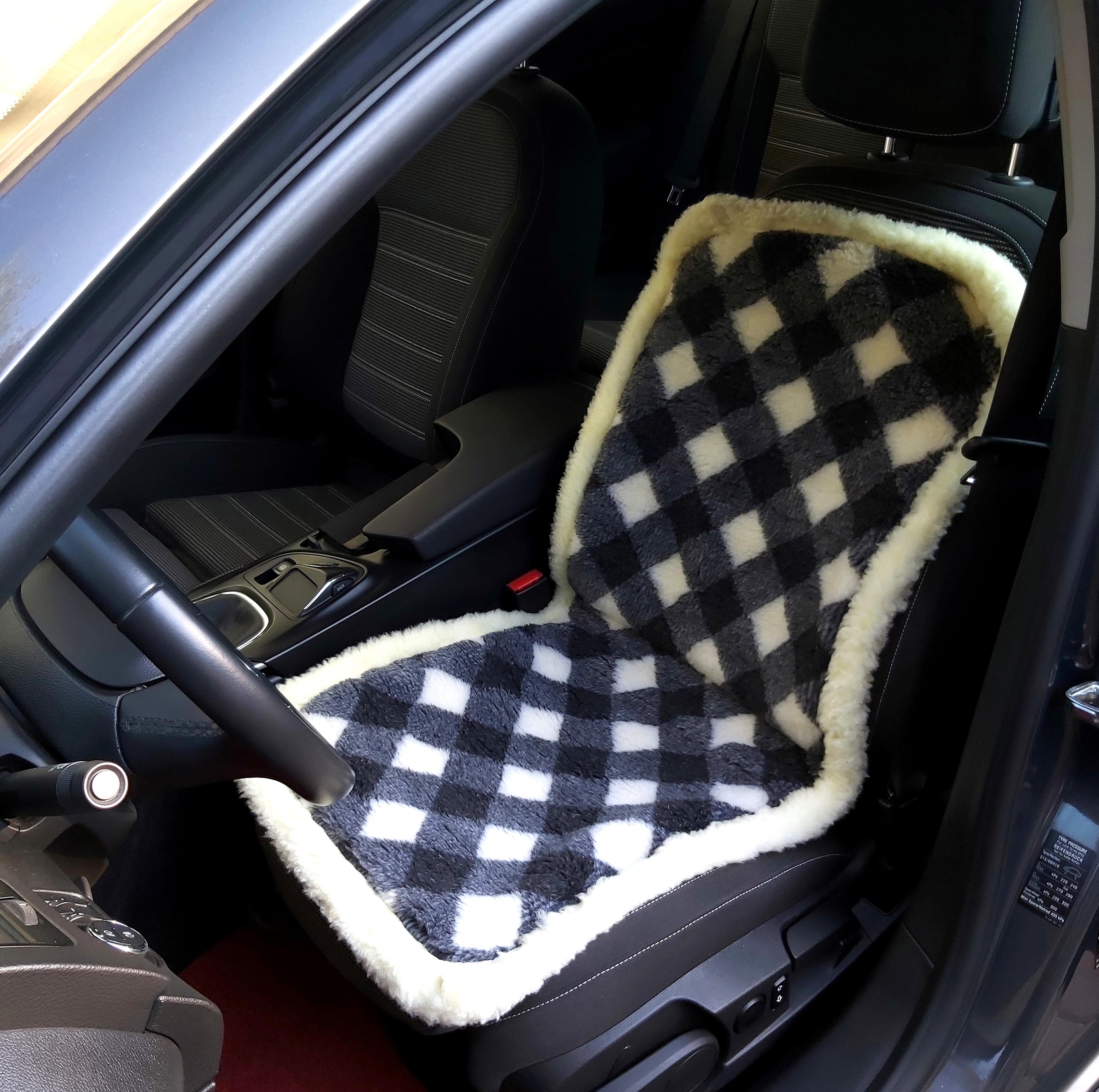 Накидки на сиденье автомобиля из овчины Sheepskin эко-шерсть Ромбики 2 шт. Желто-Серый (427) Накидки на сиденье автомобиля из овчины Sheepskin эко-шерсть Ромбики 2 шт. Желто-Серый (427)