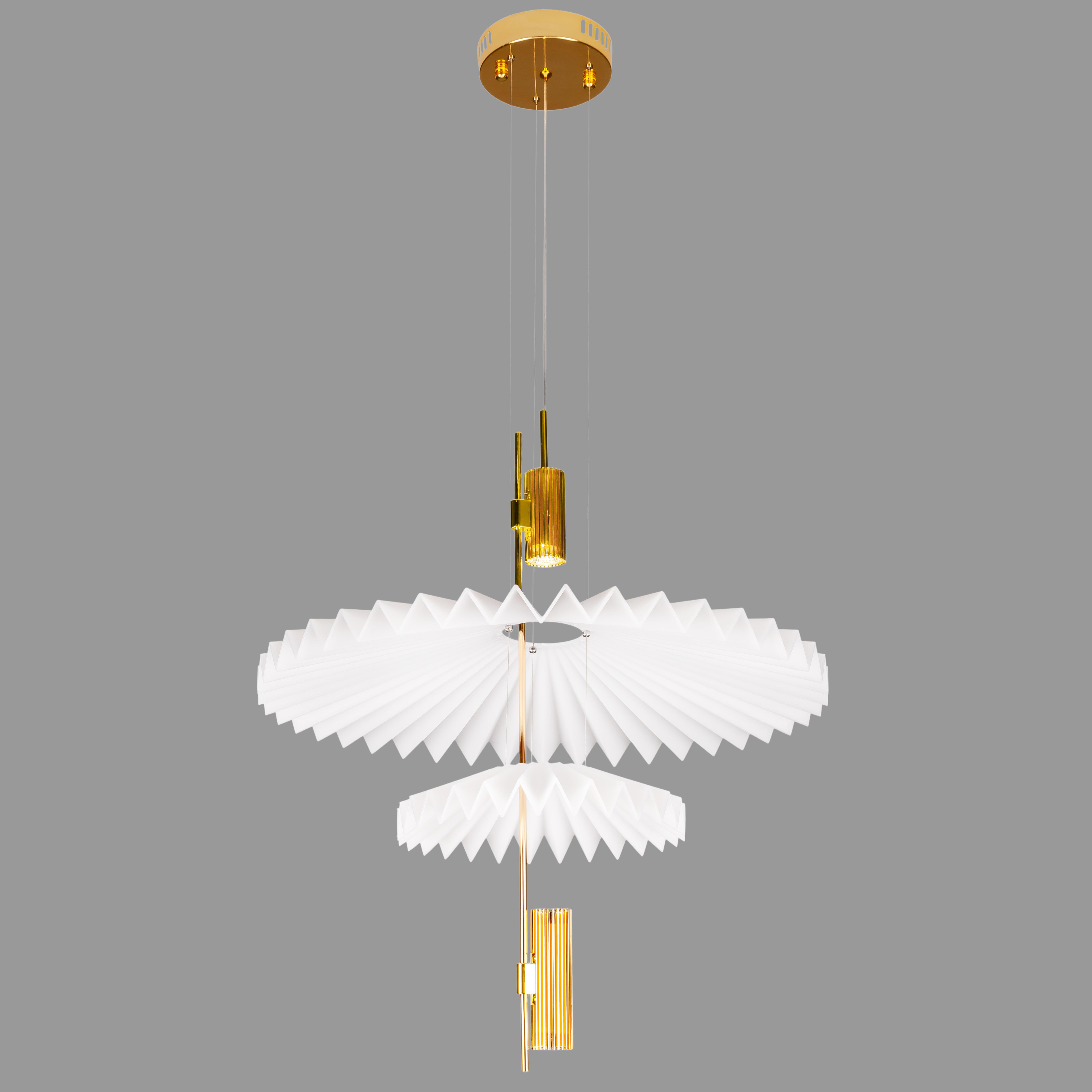 Люстра дизайнерская Flamingo 12W Бронзовый (92-D1297 (300+600) AB)