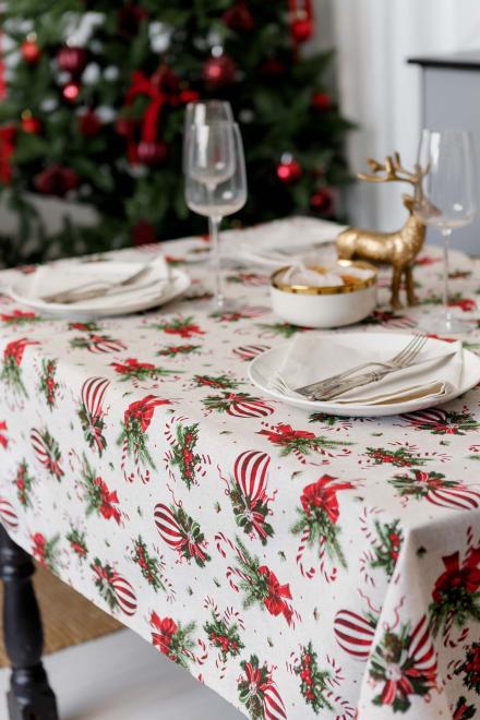 Скатертина Прованс Stripe Balls 180x136 см (42164) - фото 6 Скатертина Прованс Stripe Balls 180x136 см (42164) - фото 6