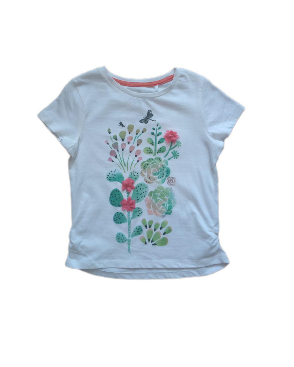 Футболка дитяча для дівчинки C&A 104 см Білий