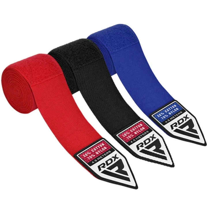 Бинти RDX RB New Professional Boxing Hand Wraps Set Червоний/Чорний/Синій (2977526312)