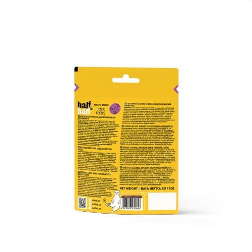 Ласощі для котів Half&Half у формі м'ясних смужечок з качкою 50 г - фото 4 Ласощі для котів Half&Half у формі м'ясних смужечок з качкою 50 г - фото 4