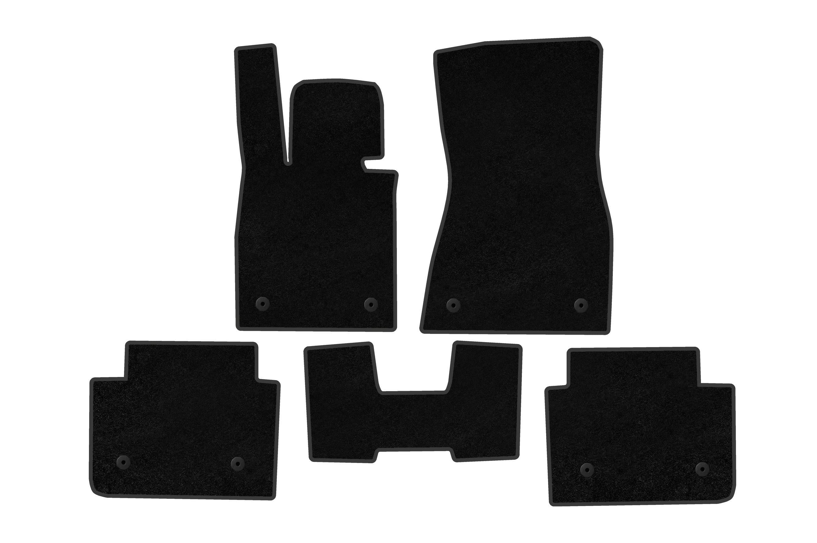 Коврики автомобильные Digital Designs Premium для BMW 5/i5 серия G60/G60E/G61 2023- гг. ткань Черный (184890)