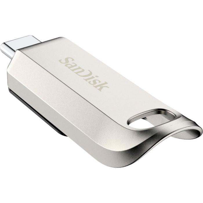 Флеш-память USB SanDisk 3.2 Gen 1 Ultra Luxe Type-C 32 GB/300Mb/s (SDCZ74-032G-G46) - фото 4