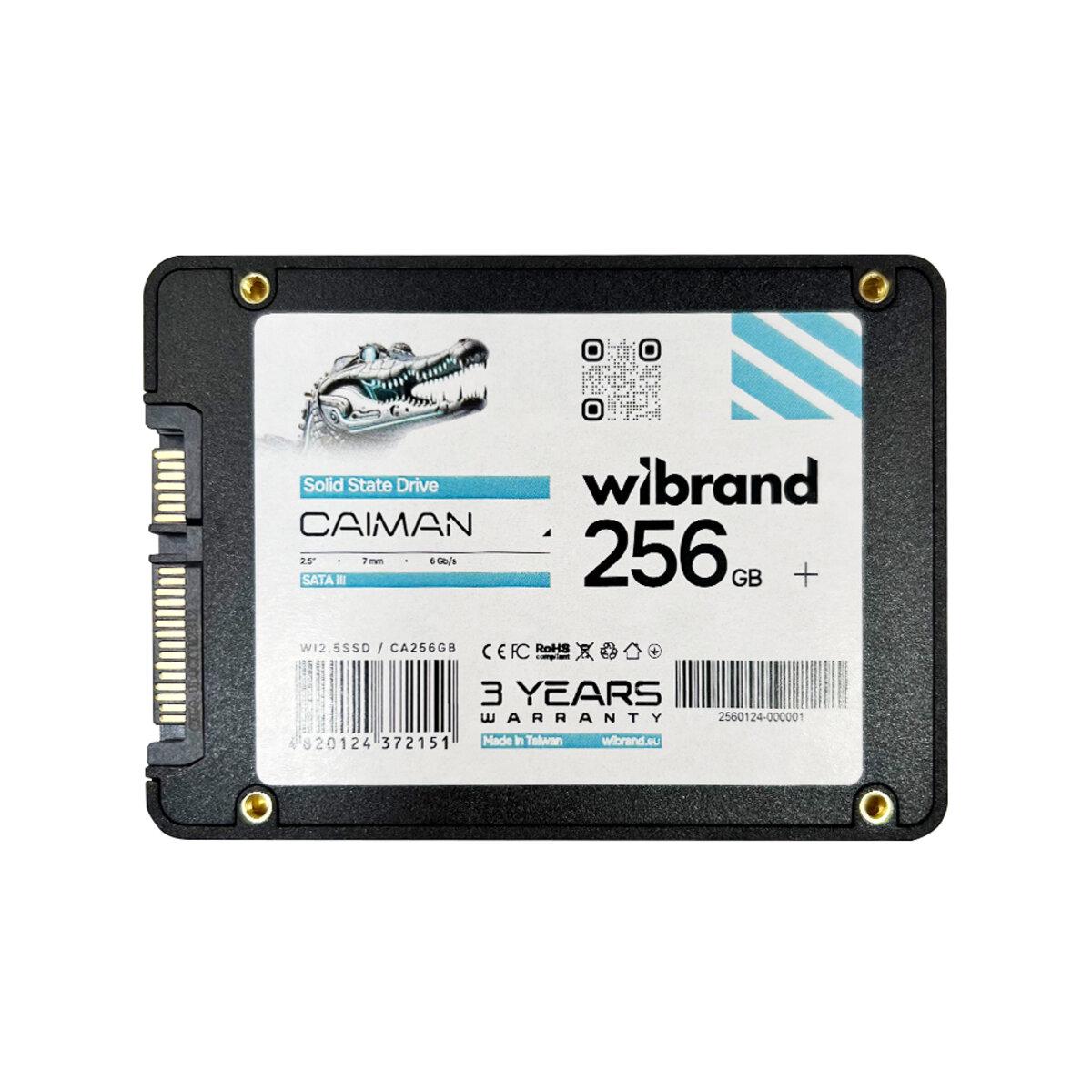 SSD-диск Wibrand Caiman 256 Гб 2,5" 7 мм (WI2.5SSD/CA256GB) - фото 2