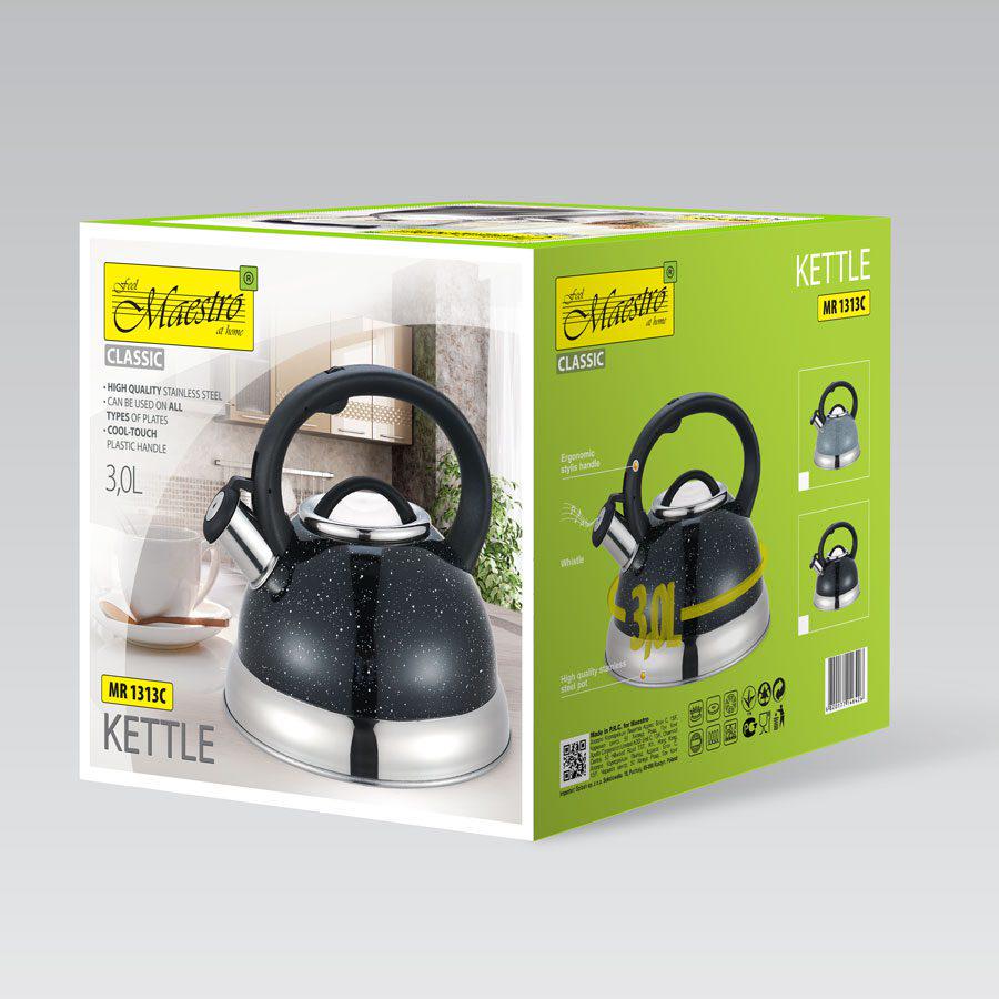 Чайник Maestro MR-1313 Black (315401) - фото 3 Чайник Maestro MR-1313 Black (315401) - фото 3